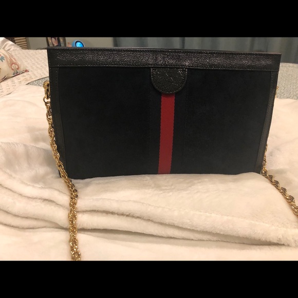 Gucci ophidia embroiled medium shoulder bag. Shows some light signs of wear. - Picture 7 of 10